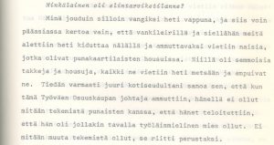 Muistelija: Aarno G., s. 1895. Työväen Arkisto/ Työväen muistitietotoimikunnan kokoelmat.